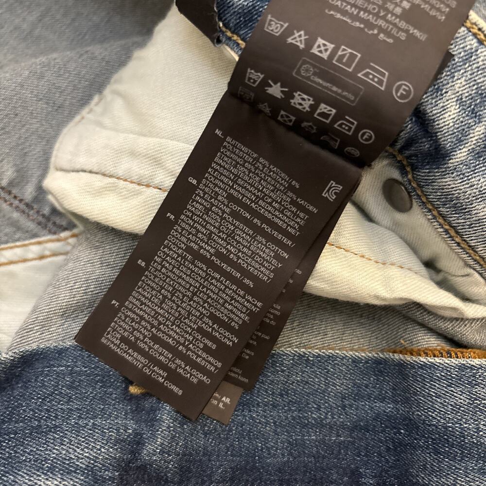 G-Star Raw 5620 3D Zip Knee Skinny Moto Jeans Men’s Blue Stretch Sz 38/34 NWT - Picture 4 of 11